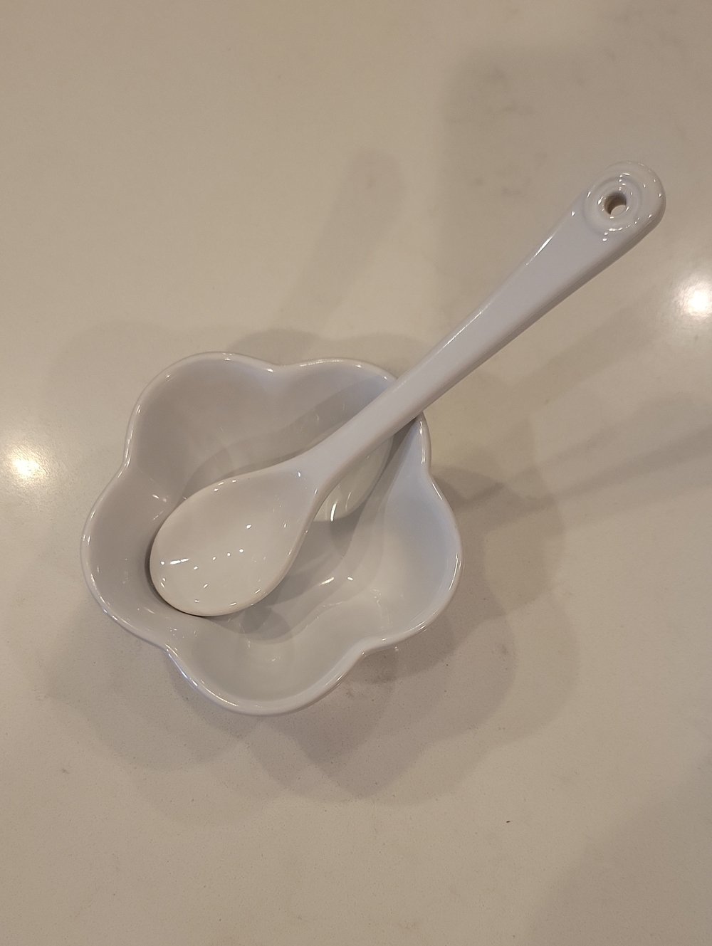 Le Creuset Retired Cafe Spoon With Petal Bowl